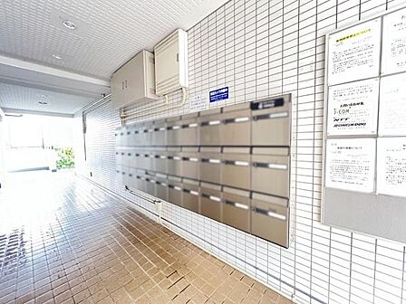 居住者用郵便受けです。