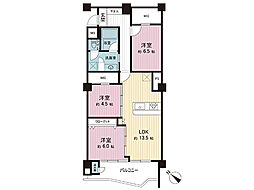 藤が丘マンション 1SLDKの間取図画像