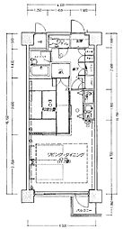 リプレックス草津 1LDKの間取図画像