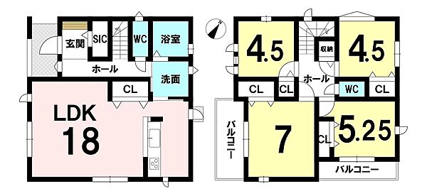 間取りを拡大表示