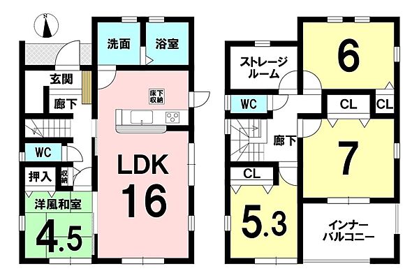間取りを拡大表示