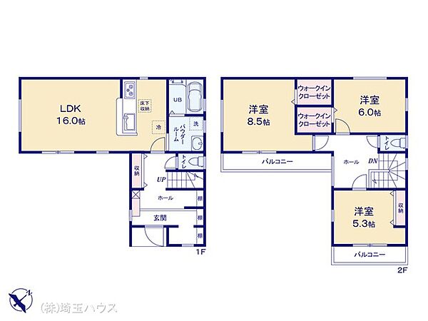 間取りを拡大表示