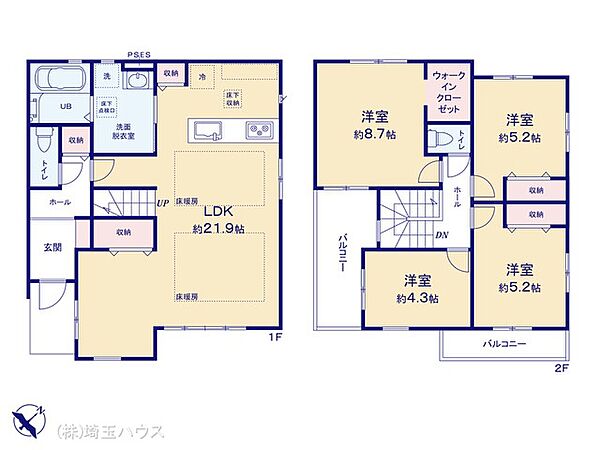 間取りを拡大表示