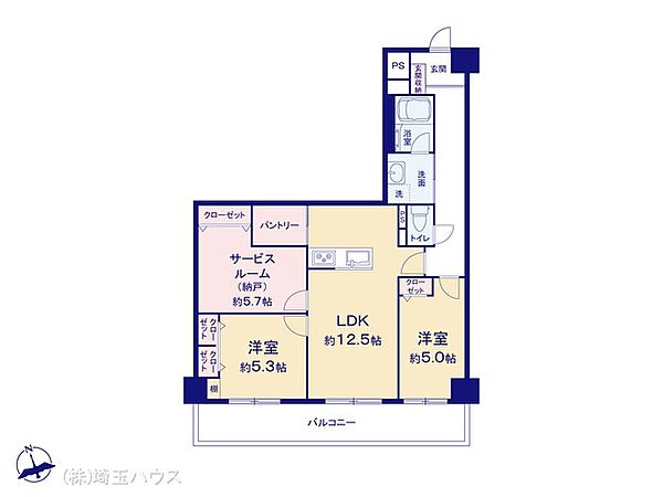 間取りを拡大表示