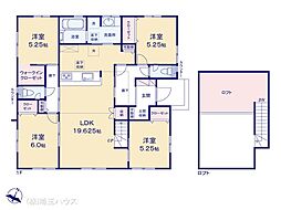 幸手市緑台1丁目6期　新築戸建て　全3棟