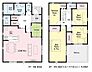 間取り：1号棟　3LDK　敷地面積120.50m2　延床面積93.15m2ゆとりある敷地に建つ3LDK。使いやすい間取りで、ファミリーにおすすめの住まいです。