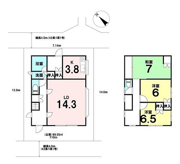 間取りを拡大表示