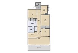 マストメゾン城東中央 4LDKの間取図画像