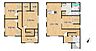 間取り：【間取図】4LDKの戸建住宅。1階に洋室が1部屋あり、使い勝手の良い間取りになっております。