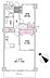 間取り：【リフォーム後の間取図】2LDK　床面積：63.98m2（壁芯）