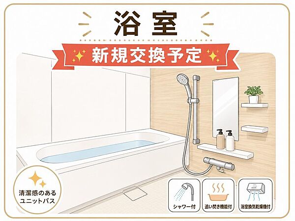 浴室を拡大表示