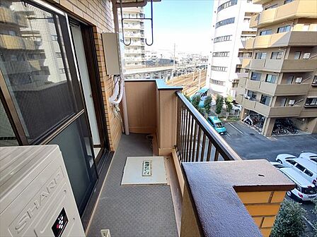 風通しの良いバルコニー（入居前の画像になります）