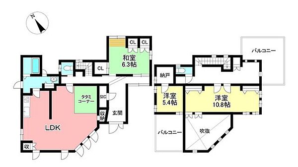 間取りを拡大表示