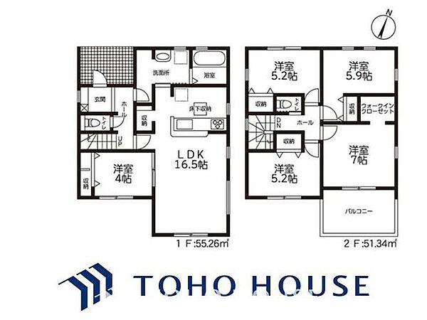 間取りを拡大表示