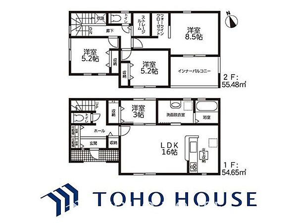 間取りを拡大表示