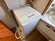 洗濯機もついています。