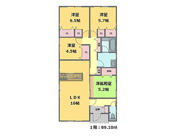 間取りを拡大表示