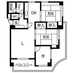 伽屋町マンション 5階/-