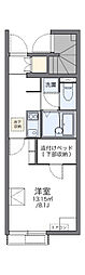 レオネクスト城見橋ハイツ 1Kの間取図画像