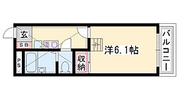 レオパレスフルール竹ノ下 2階/-