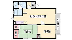 JAハイツ谷川II 1階/-