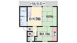 ビレッジハウス柏原 1階