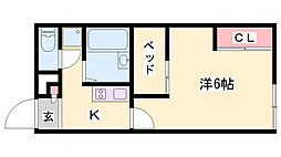 レオパレスハートフル 1階/-