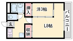 ラ・フェスタ加東 1LKの間取図画像
