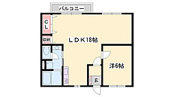 大喜小松ハイツI 2階/-