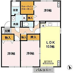 サンオリーブ御崎B 2階