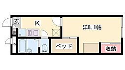 レオパレス伊伝居 2階/-