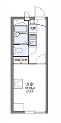 レオパレス西脇ウチダ5号館 1Kの間取図画像