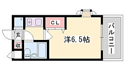 ベルトピア手柄5 1Kの間取図画像
