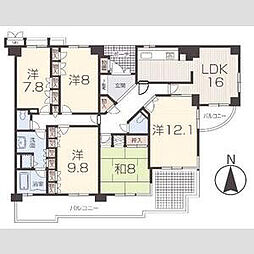 エンブレイス姫路下寺町 5LDKの間取図画像