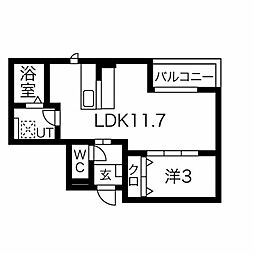 maison blanche 3階