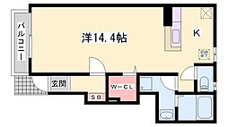 レジデンス白鳥A 1階/-