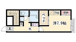 レオパレスカモミール 1階/-
