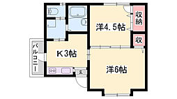リバーハイツ 1階/-