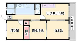 メゾン東加古川 2階/-