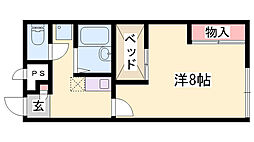 レオパレスケヤキ 2階/-