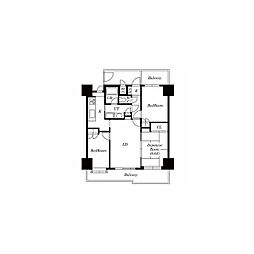 アルス・クリオ藤沢 3LDKの間取図画像