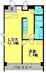 ハイブリッジ湘南3 1LDKの間取図画像