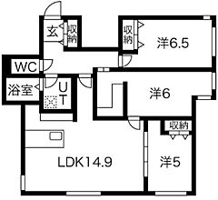物件の間取り