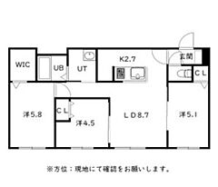 物件の間取り