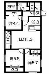 物件の間取り