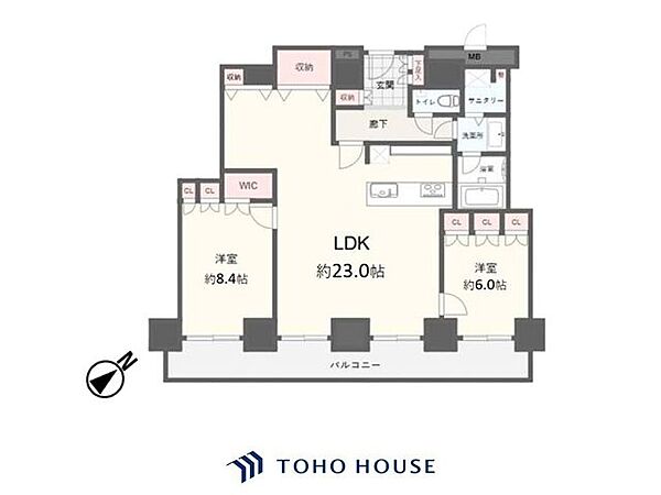 間取りを拡大表示