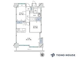 ワコーレグラン兵庫 2LDKの間取図画像