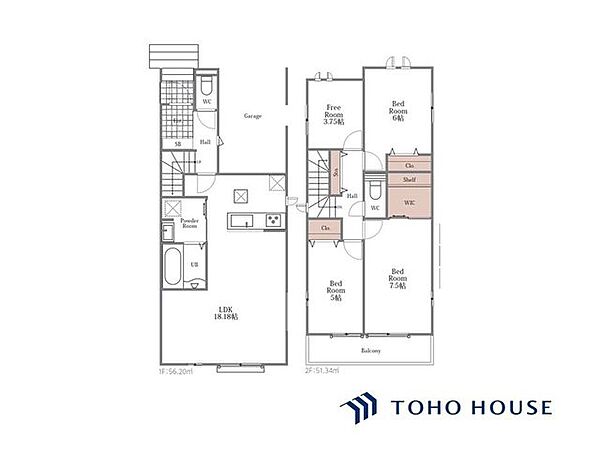 間取りを拡大表示