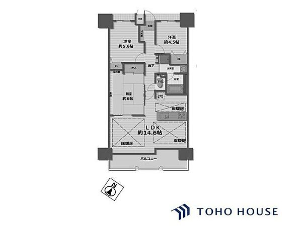 間取りを拡大表示