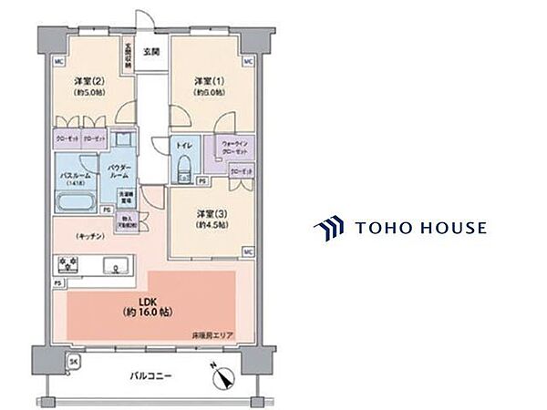 間取りを拡大表示